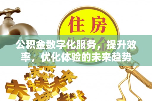 梨树县公积金数字化服务，提升效率，优化体验的未来趋势