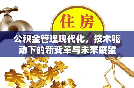 梨树县公积金管理现代化，技术驱动下的新变革与未来展望