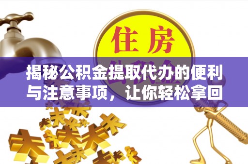 梨树县揭秘公积金提取代办的便利与注意事项，让你轻松拿回属于你的钱！