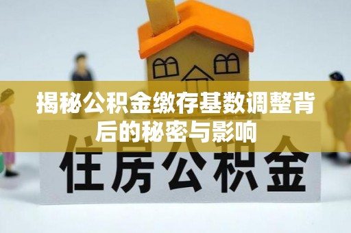 梨树县揭秘公积金缴存基数调整背后的秘密与影响